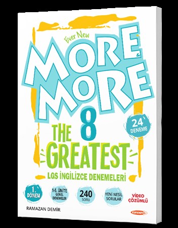 More & More 8 The Greatest 1. Dönem LGS İngilizce Genel Denemeler