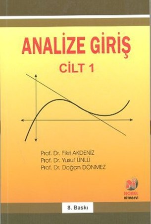 Analize Giriş Cilt 1