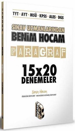 TYT AYT MSÜ KPSS ALES Paragraf Sınav Uzmanlarından 15x20 Denemeler