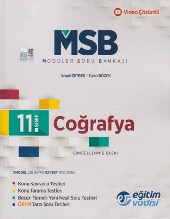 11. Sınıf Coğrafya Güncel MSB Modüler Soru Bankası