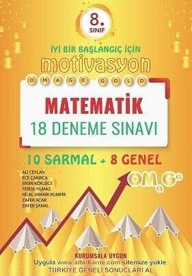 Omage Yayınları 8. Sınıf Matematik Gold 18 Deneme