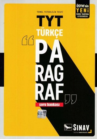 Sınav Tyt Türkçe Paragraf Soru Bankası Yeni