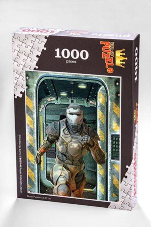 Bilim Kurgu Serisi Koşan Fütüristik Asker 1000 Parça Puzzle Bk05 M