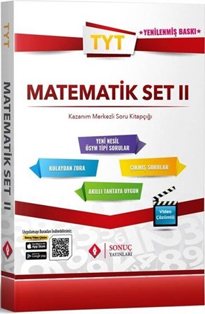 TYT Matematik Modüler Set 2 Kazanım Merkezli Soru Bankası