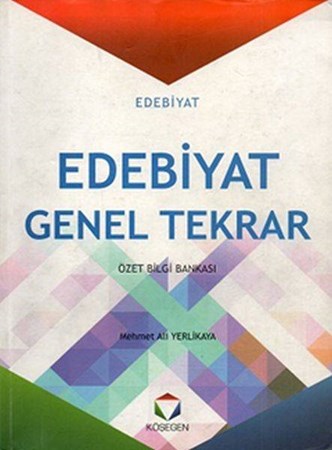 Köşegen Edebiyat Genel Tekrar Özet Bilgi Bankası Yeni