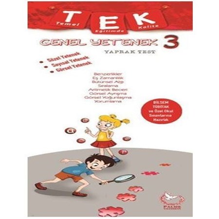 3. Sınıf Tek Genel Yetenek 3 Yaprak Test