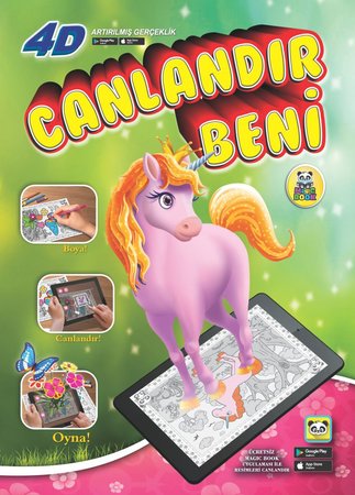 Canlandır Beni - Kız Sihirli Boyama Kitabı