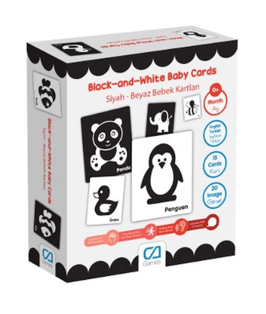 Siyah Beyaz Bebek Kartları