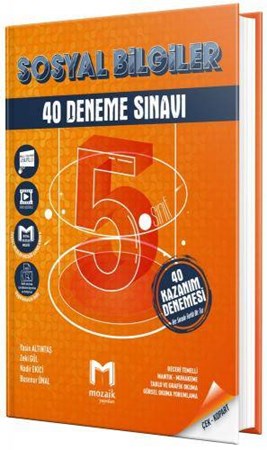 5. Sınıf Sosyal Bilgiler 40 Deneme