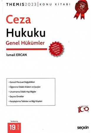 Themıs Ceza Hukuku Genel Hükümler Konu Kitabı- 19. BASKI