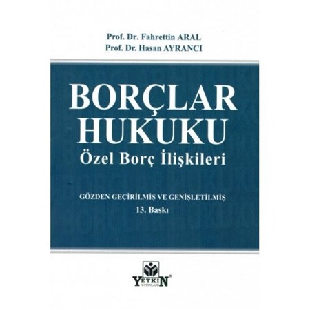 Borçlar Hukuku (Özel Borç İlişkileri)