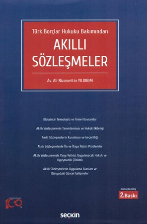 Türk Borçlar Hukuku Bakımından Akıllı Sözleşmeler