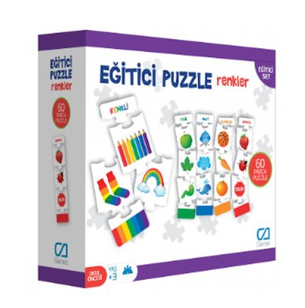 Eğitici Puzzle - Renkler