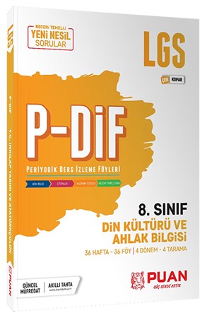 8. Sınıf LGS Din Kültürü ve Ahlak Bilgisi PDİF Konu Anlatım Föyleri