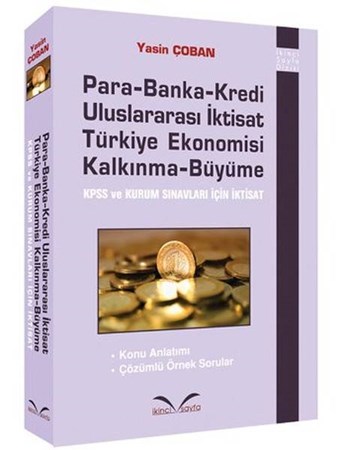Para Banka Kredi Uluslararası İktisat Türkiye Ekonomisi Kalkınma Büyüme