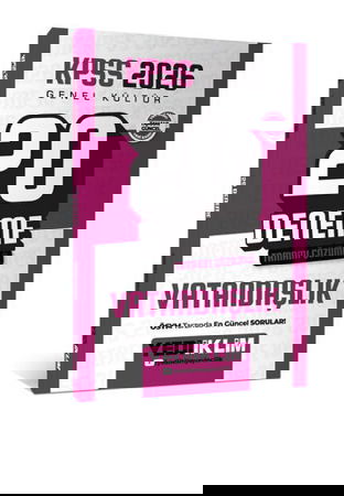 KPSS 2026 Genel Kültür Vatandaşlık Tamamı Çözümlü 20 Deneme