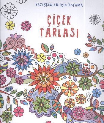 Yetişkinler İçin Boyama - Çiçek Tarlası