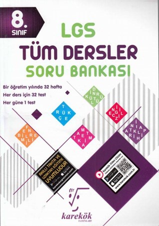 Karekök 8.sınıf Lgs Tüm Dersler Soru Bankası Yeni