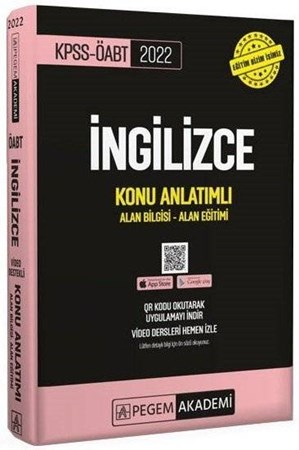 2022 ÖABT İngilizce Konu Anlatımlı Video Destekli