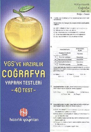 Ygs'ye Hazırlık Coğrafya Yaprak Testleri 40 Test