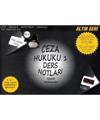 Ceza Hukuku 1 Ders Notları Genel Hükümler Kpss Hakimlik Müfettişlik Uzmanlık Tüm Sına