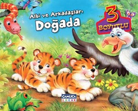 Albi Ve Arkadaşları Doğada 3 Boyutlu Kitaplar
