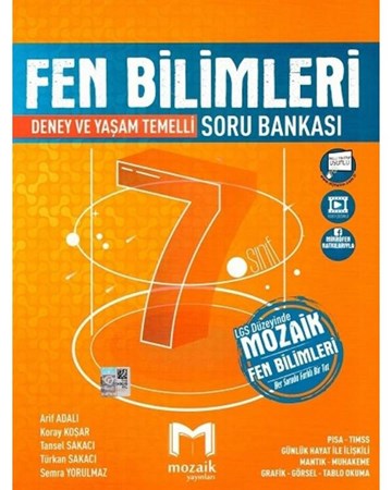 7. Sınıf Fen Bilimleri Deney ve Yaşam Temelli Soru Bankası