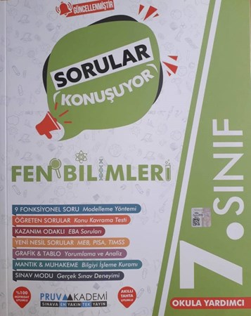 7.Sınıf GÜNCEL Fen Bilimleri Sorular Konuşuyor Soru Bankası
