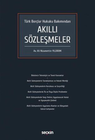Türk Borçlar Hukuku Bakımından Akıllı Sözleşmeler