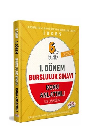 6. Sınıf 1. Dönem Bursluluk Sınavı Konu Anlatımlı
