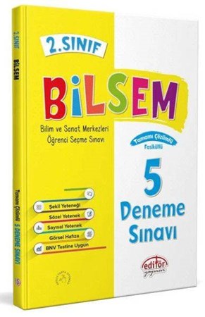 2. Sınıf Bilsem Çözümlü 5 Deneme Sınavı