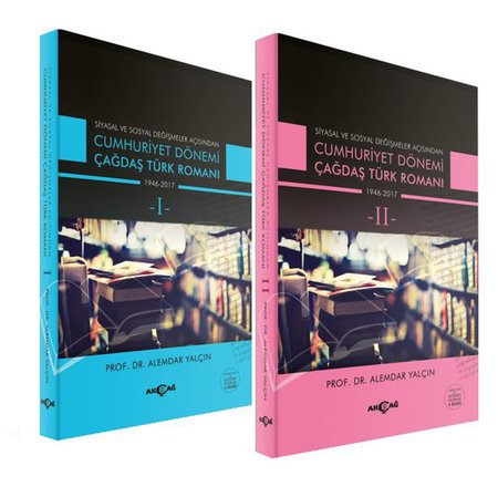 Cumhuriyet Dönemi Çağdaş Türk Romanı Seti - (2 Kitap Takım)