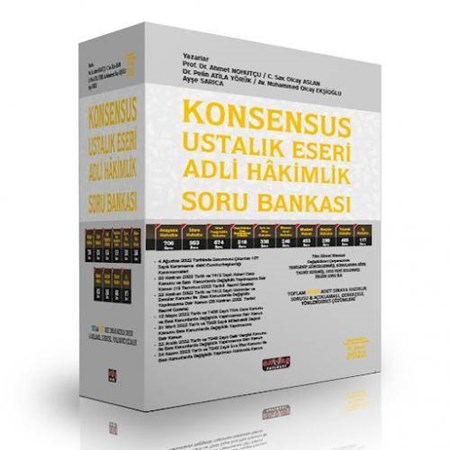 KONSENSUS Ustalık Eseri Adli Hakimlik Soru Bankası