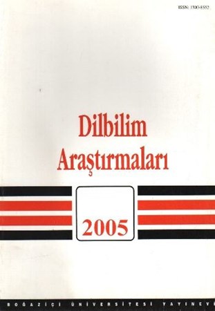 Dilbilim Araştırmaları 2005