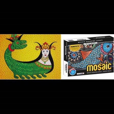 Mosaic Kabartma Sanatı Büyük Boy