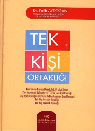 Tek Kişi Ortaklığı