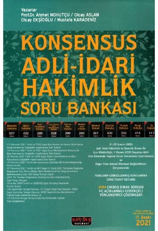 Konsensus Adli-İdari Hakimlik Soru Bankası 17. BASKI