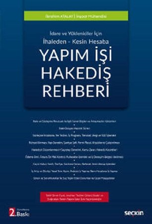 Yapım İşi Hakediş Rehberi / İdare ve Yükleniciler İçin – İhaleden – Kesin Hesaba