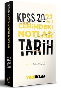 Yediiklim Yayınları 2021 Kpss Cebimdeki Notlar Tarih