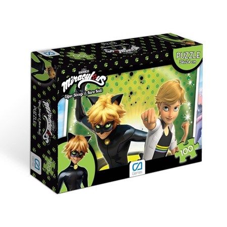 Miraculous Puzzle 100 Kara Kedi Ca.5004