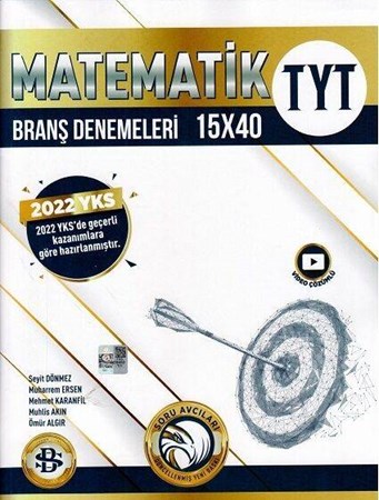 TYT Matematik 15 x 40 Branş Denemeleri