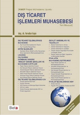 Dış Ticaret İşlemleri Muhasebesi / Yeni Mevzuat