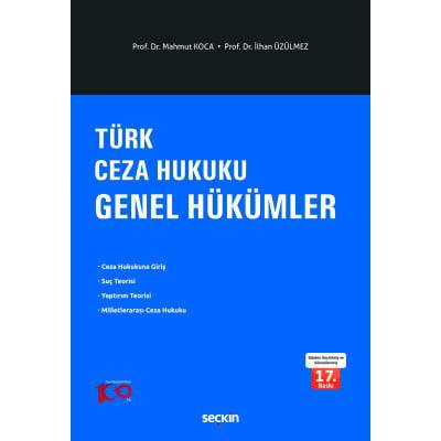 Türk Ceza Hukuku Genel Hükümler