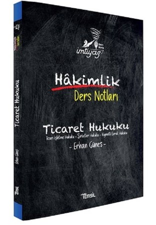 İmtiyaz Ticaret Hukuku -Hakimlik Ders Notları