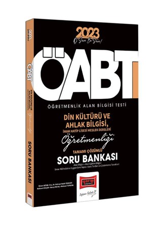 ÖABT Din Kültürü ve Ahlak Bilgisi İmam Hatip Lisesi Meslek Dersleri Öğretmenliği Tamamı Çözümlü Soru Bankası 2023