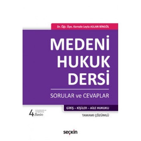 Medeni Hukuk Dersi Sorular Ve Cevaplar