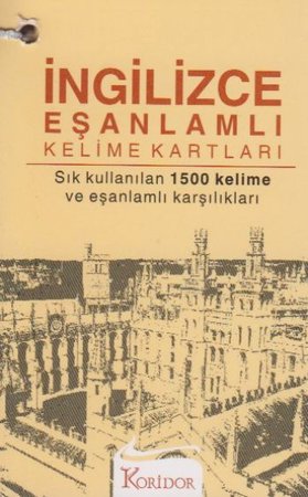 İngilizce Eşanlamlı Kelime Kartları