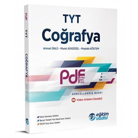 AYT Pdf Coğrafya Video Anlatım Destekli Soru Bankası
