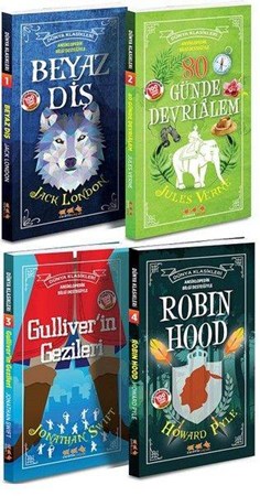 Çocuk Klasikleri Seti Hediyeli 4 Kitap Takım