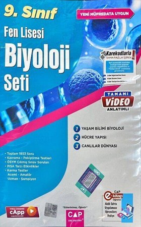 9. Sınıf Fen Lisesi Biyoloji Seti